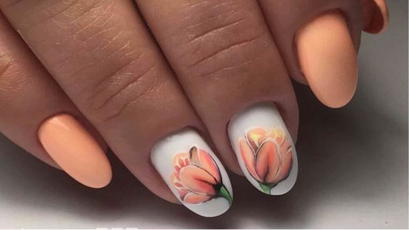 Wiosenny manicure: trendy, pomysły, aktualności (182 zdjęć)