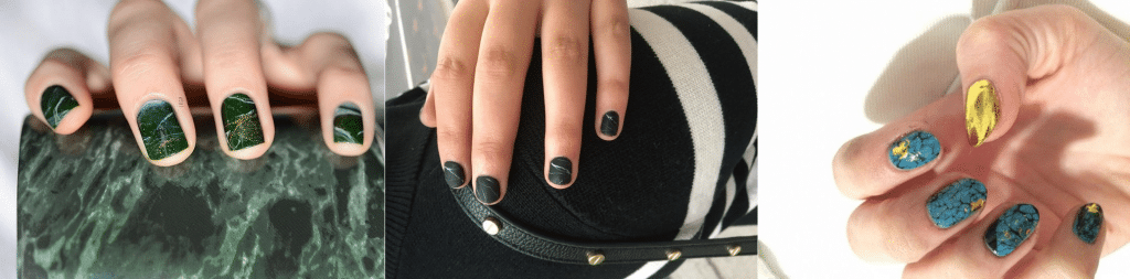 Manicure marmurowy: kolor, design, pomysły (75 zdjęć)