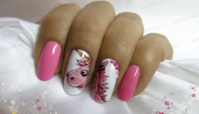 Manicure jednorożca (51 zdjęć)